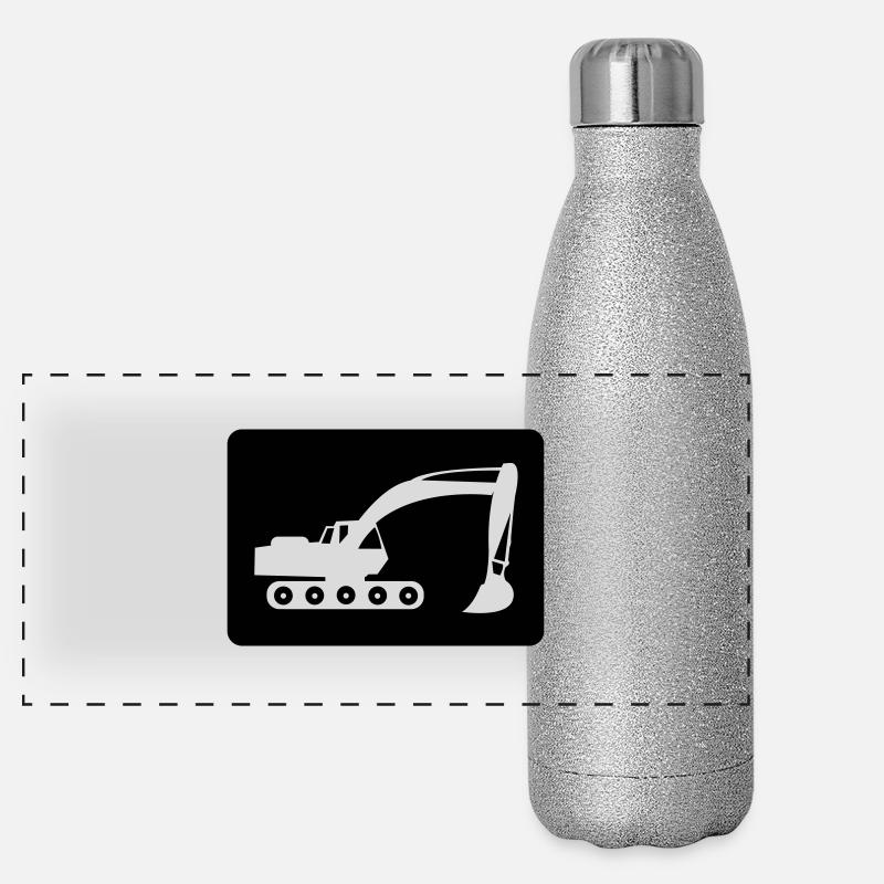 bagger Gourde isotherme panoramique pailletée 500 ml
