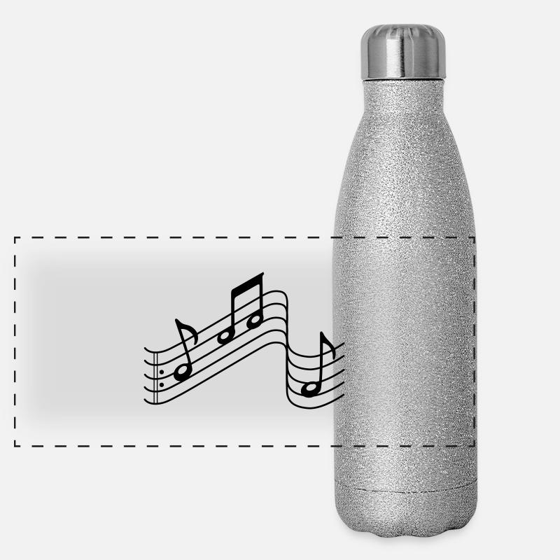 music Panoramic Glitter Thermal Bottle 500 ml