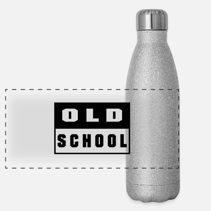 Old School Panorama Glitzer Isolierflasche 500 ml