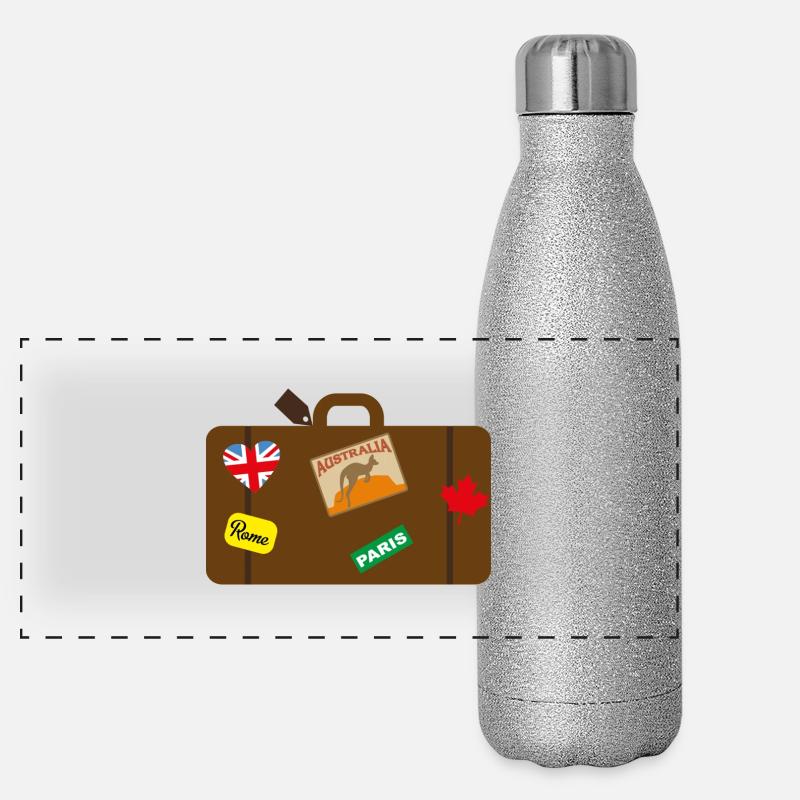 voyager Gourde isotherme panoramique pailletée 500 ml