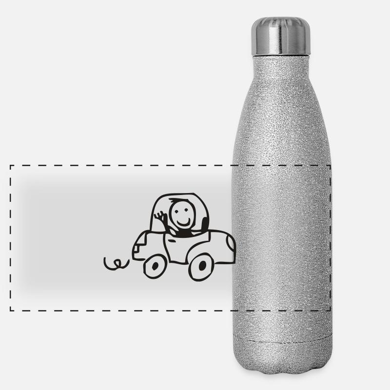 cars3 Panoramic Glitter Thermal Bottle 500 ml