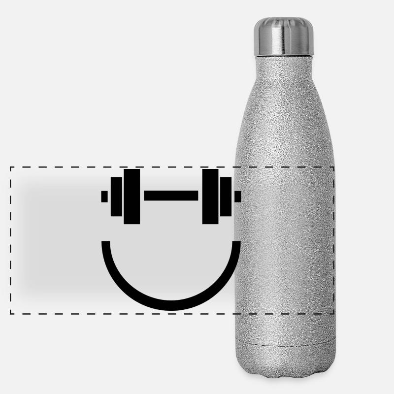 Gains de sourire Gourde isotherme panoramique pailletée 500 ml