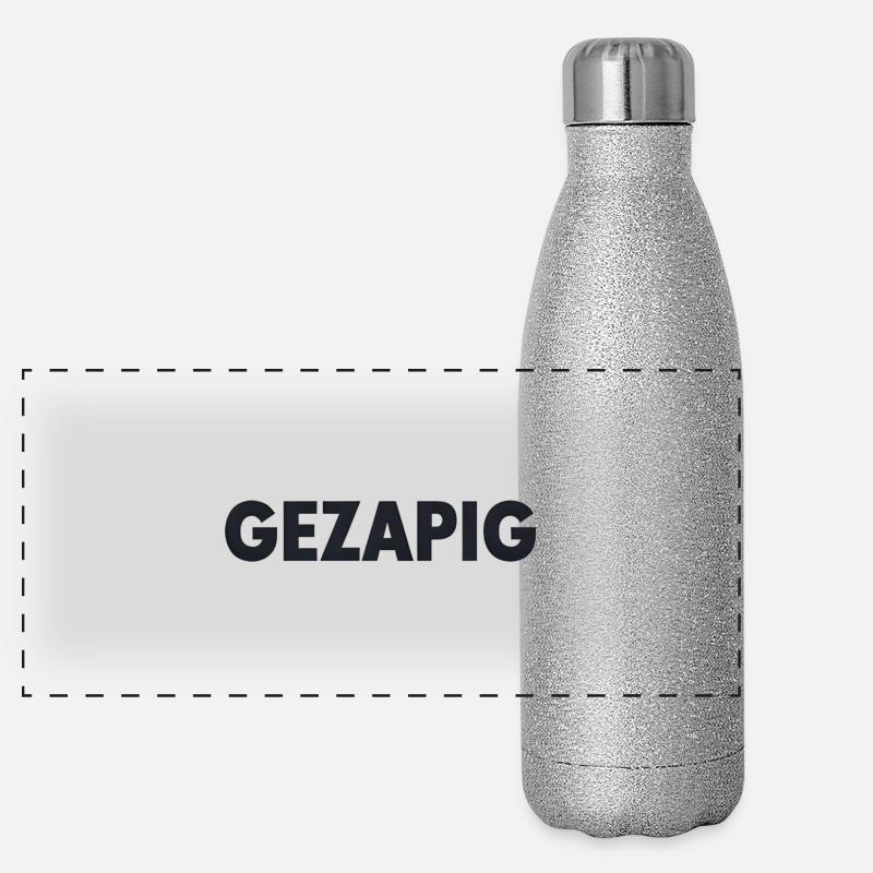 Lazy – Flemish Relaxed Mood Panoramic Glitter Thermal Bottle 500 ml