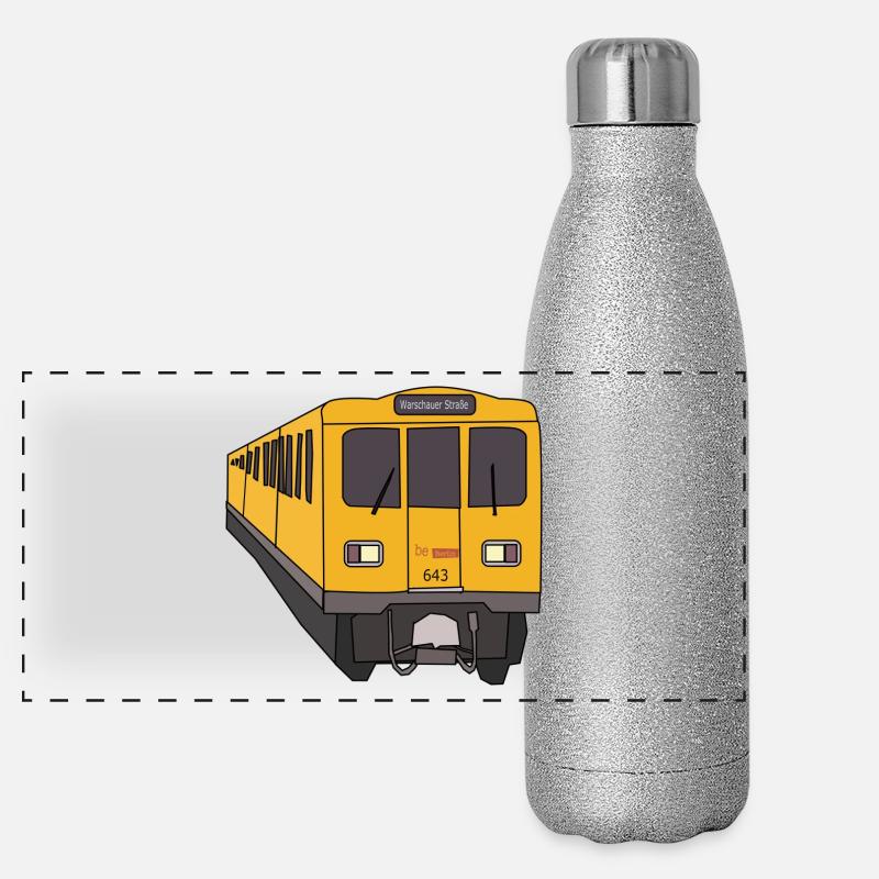 métro Gourde isotherme panoramique pailletée 500 ml