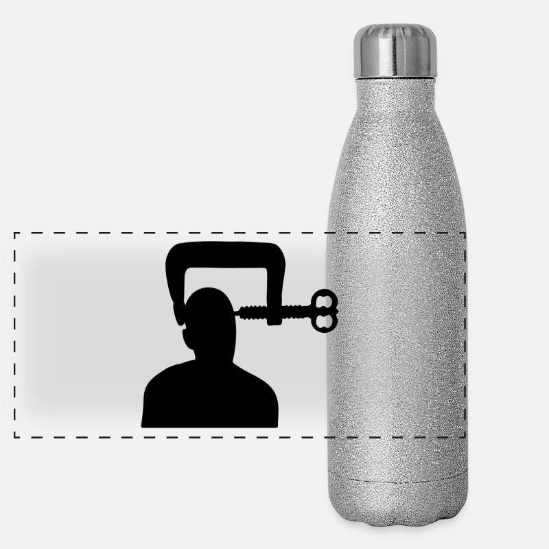 maux de tête Gourde isotherme panoramique pailletée 500 ml