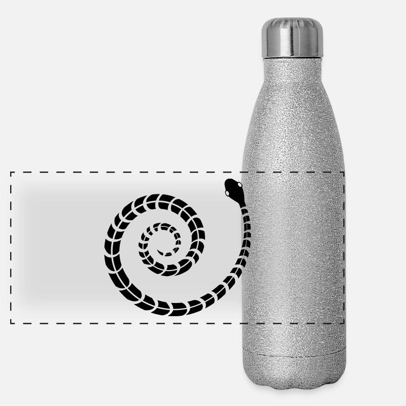 Snake - Toxic Gourde isotherme panoramique pailletée 500 ml