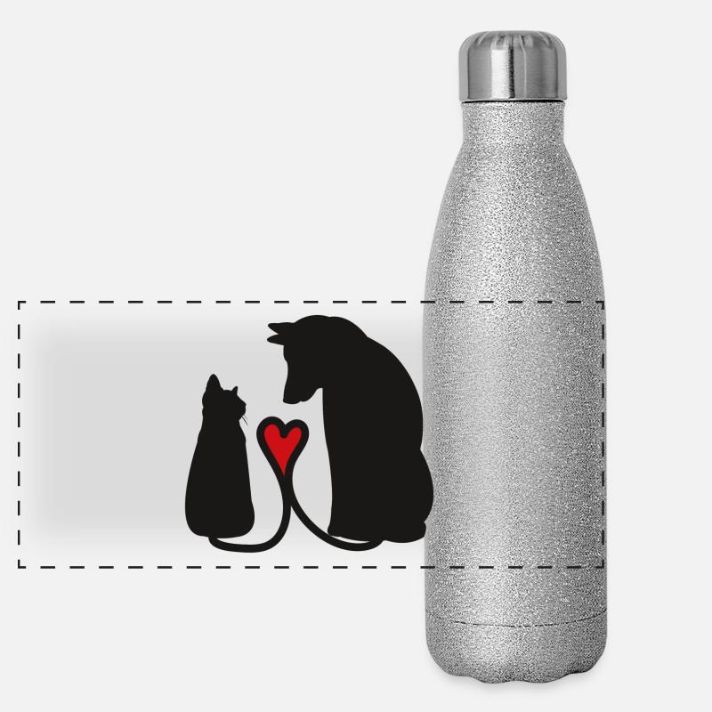 Hund & Katz Panorama Glitzer Isolierflasche 500 ml
