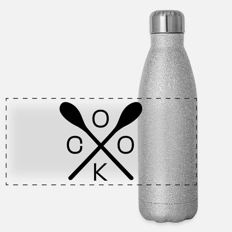 cuisinier Gourde isotherme panoramique pailletée 500 ml
