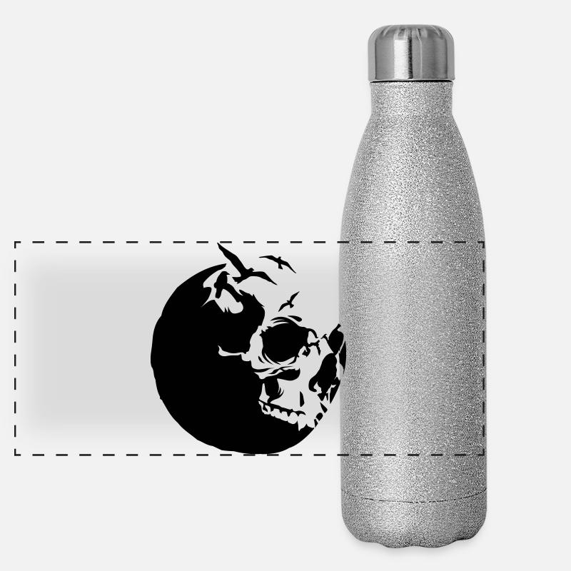 killing moon skull mond Gourde isotherme panoramique pailletée 500 ml