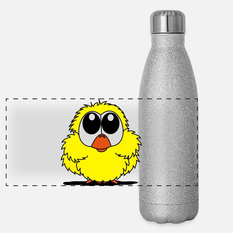 Chick Panoramic Glitter Thermal Bottle 500 ml