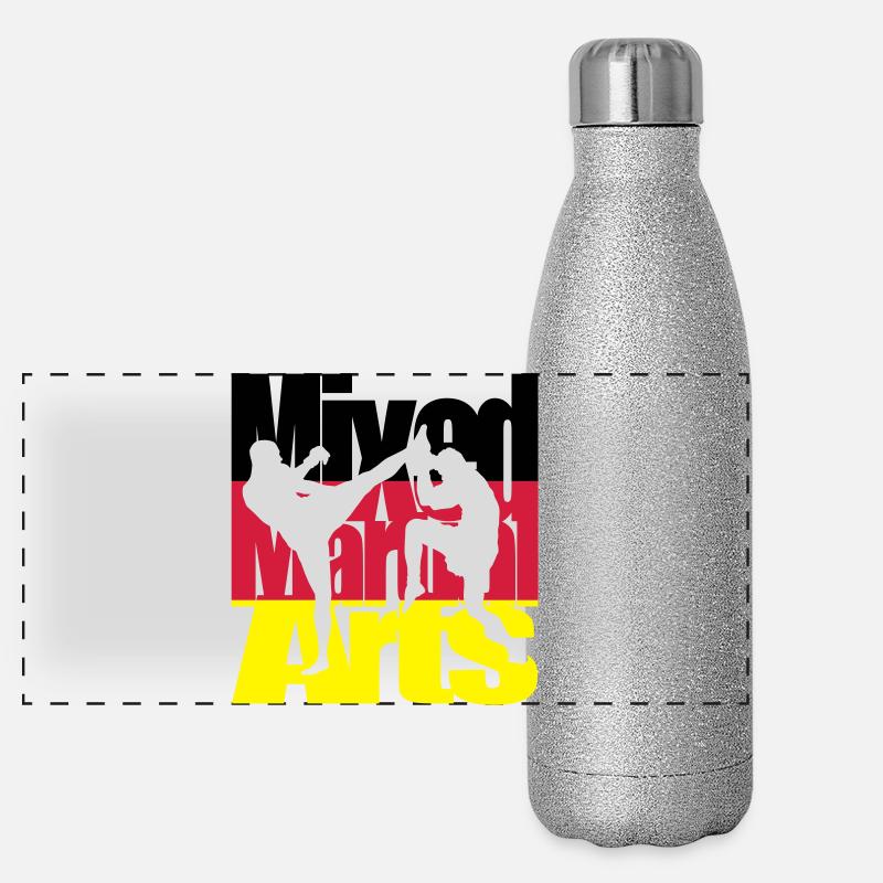 Mixed martial arts German Panoramic Glitter Thermal Bottle 500 ml