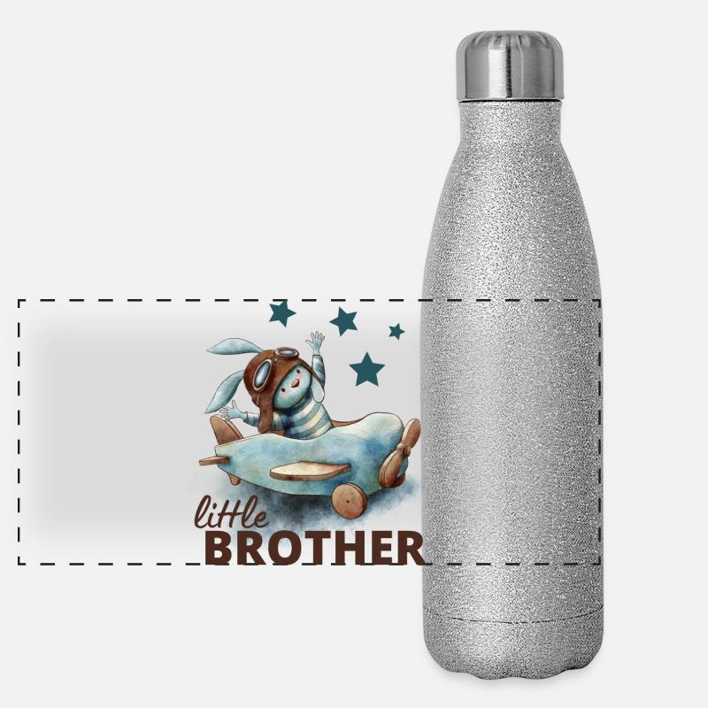 Kleiner Bruder Panorama Glitzer Isolierflasche 500 ml