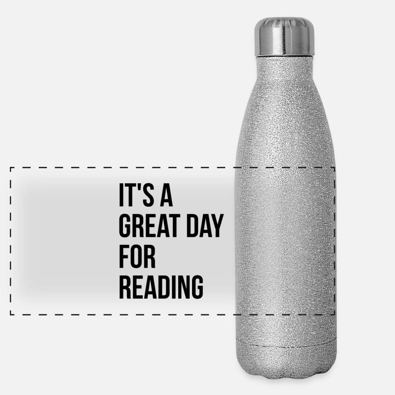 Lesen Panorama Glitzer Isolierflasche 500 ml