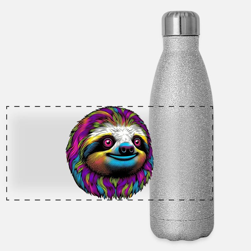 Sloth Panoramic Glitter Thermal Bottle 500 ml