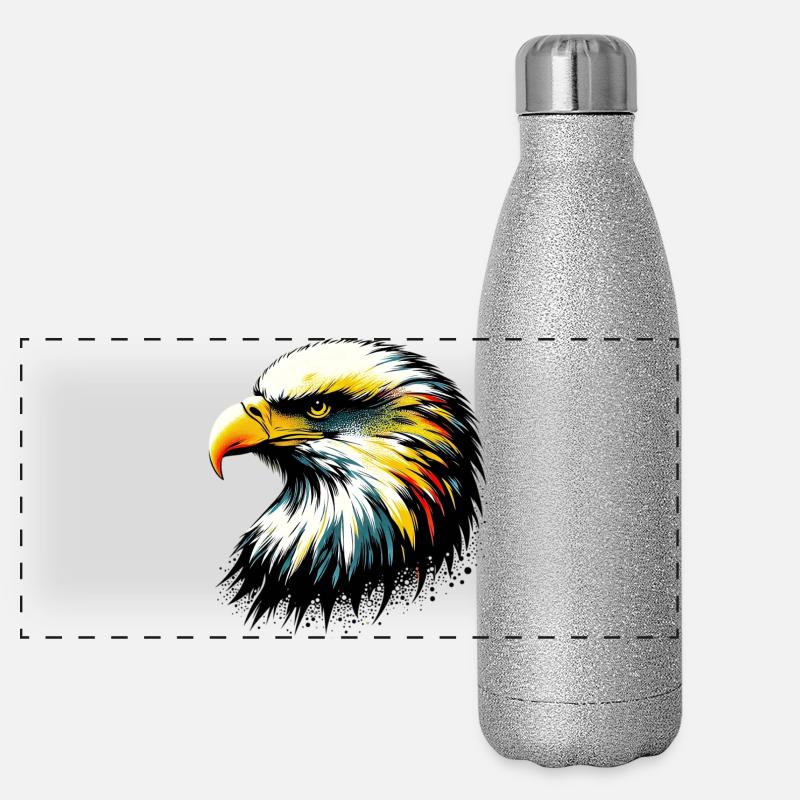 Adler Panorama Glitzer Isolierflasche 500 ml