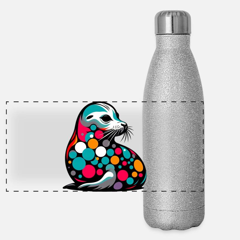 Siegel Panorama Glitzer Isolierflasche 500 ml