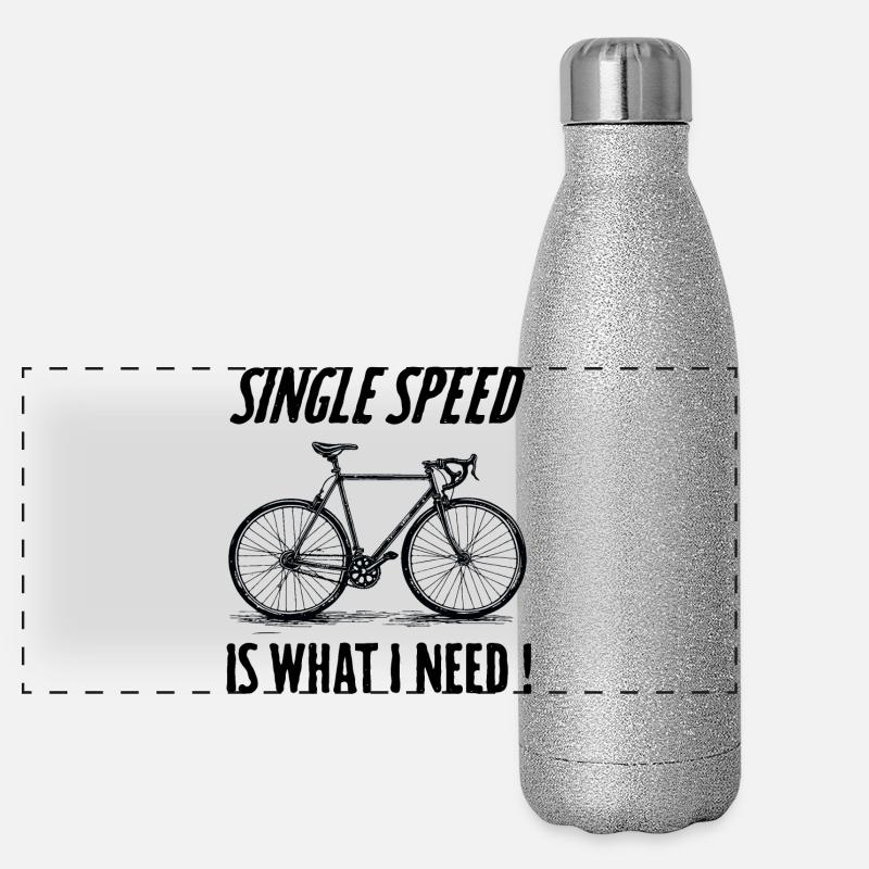 Single Speed is what i need Panoramic Glitter Thermal Bottle 500 ml