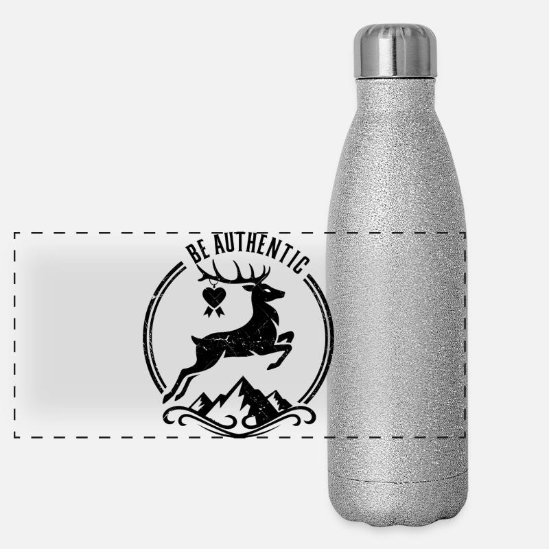 Leaping Deer Panoramic Glitter Thermal Bottle 500 ml