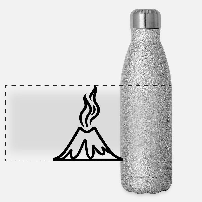 Vulkan Panorama Glitzer Isolierflasche 500 ml