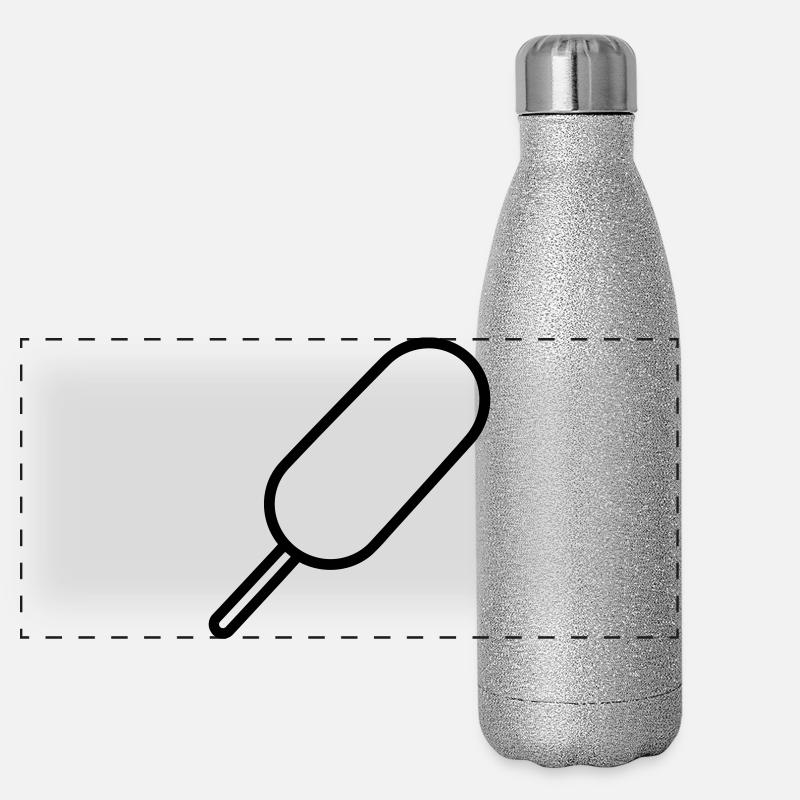 Corn Dog Panorama Glitzer Isolierflasche 500 ml