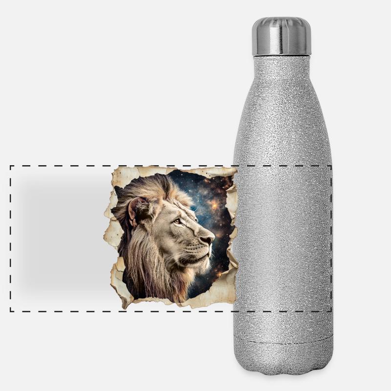 Lion Panoramic Glitter Thermal Bottle 500 ml
