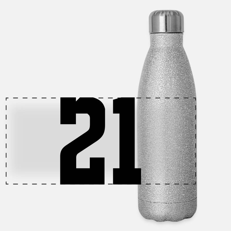 21 Gourde isotherme panoramique pailletée 500 ml