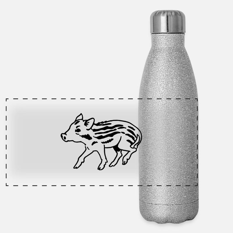 Frischling Panorama Glitzer Isolierflasche 500 ml