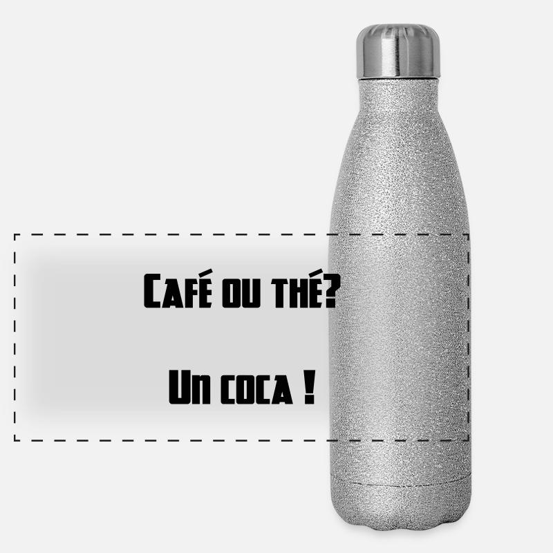 COCA.svg Gourde isotherme panoramique pailletée 500 ml