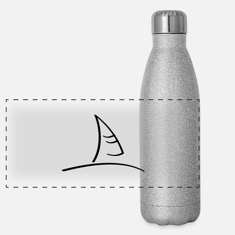 sailing / Segeln (1c) Panoramic Glitter Thermal Bottle 500 ml