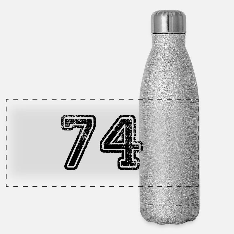74 Gourde isotherme panoramique pailletée 500 ml