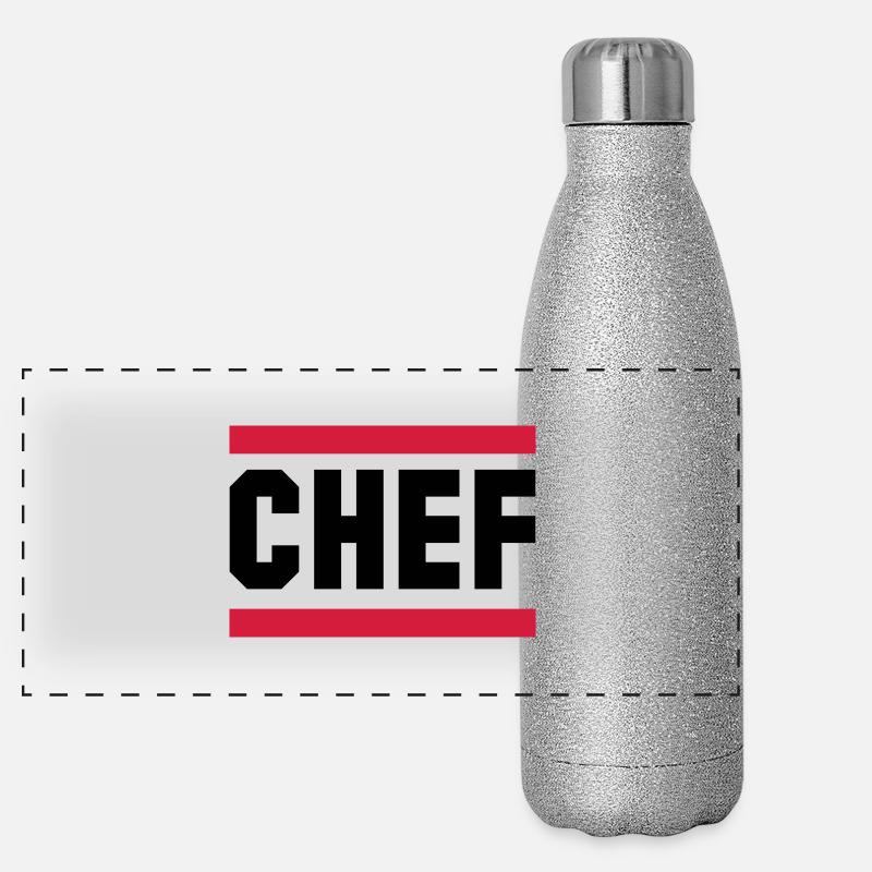 chef Panoramic Glitter Thermal Bottle 500 ml