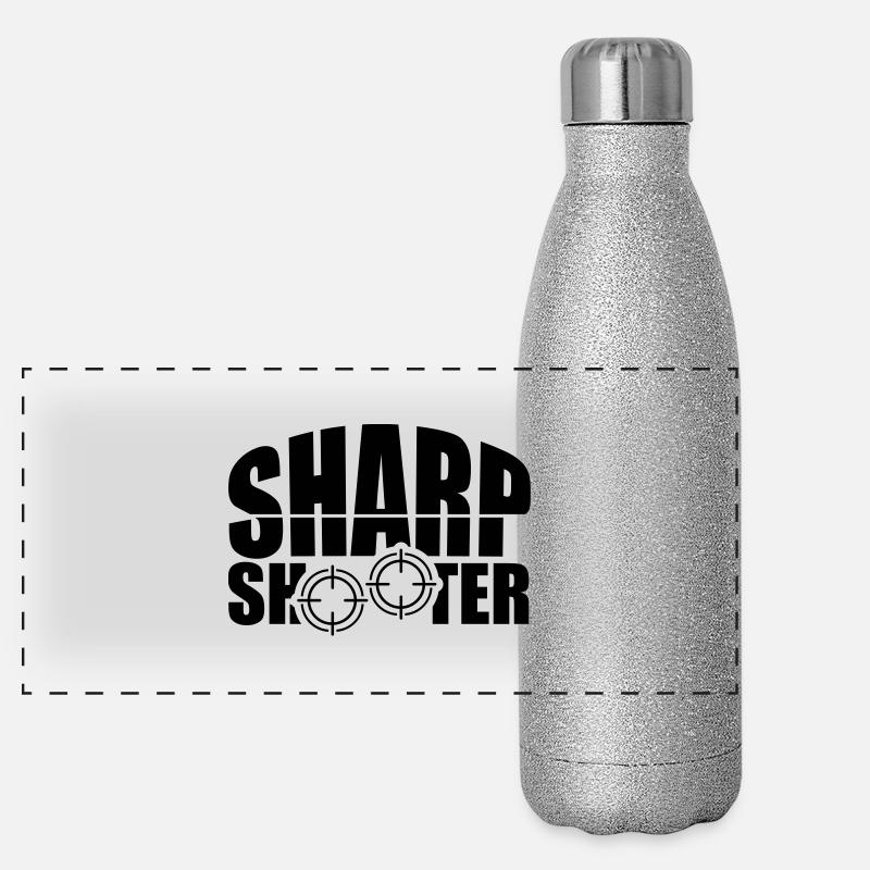 sharp_shooter_aq1 Panoramic Glitter Thermal Bottle 500 ml