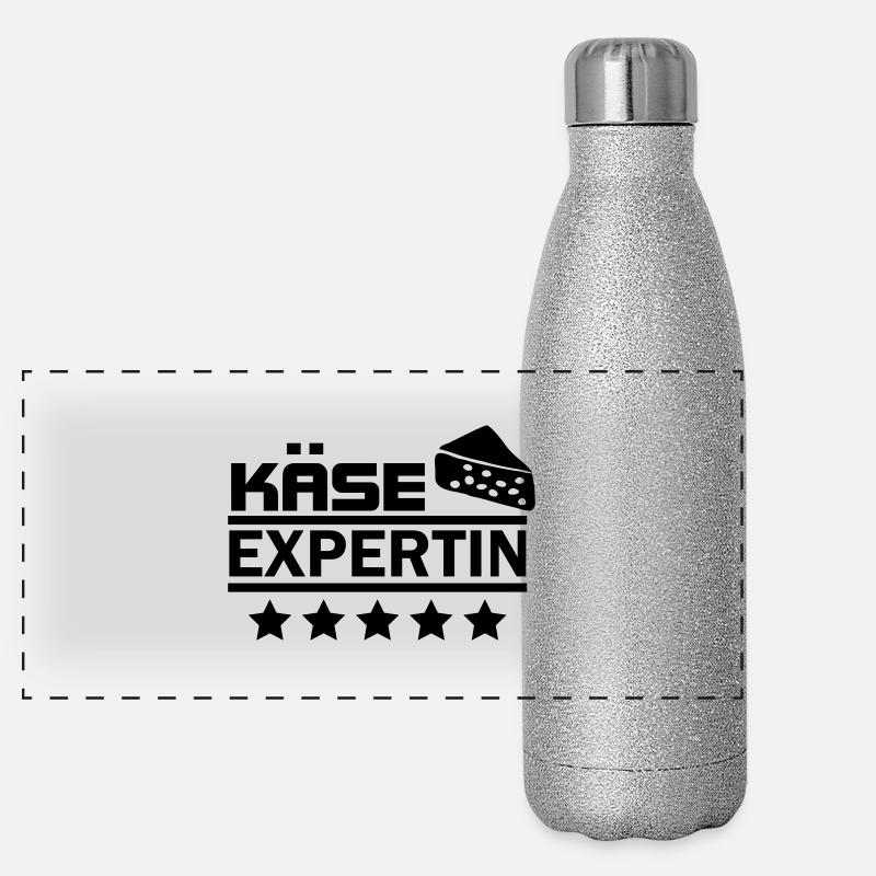 Käse expertin Panorama Glitzer Isolierflasche 500 ml