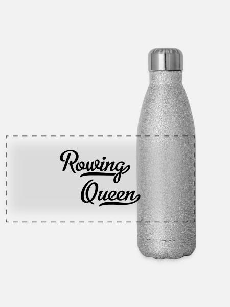 ramer - Gourde isotherme panoramique pailletée 500 ml - paillettes argentées - Devant