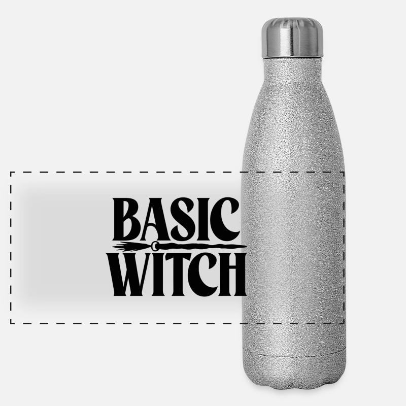Sorcière de base Gourde isotherme panoramique pailletée 500 ml