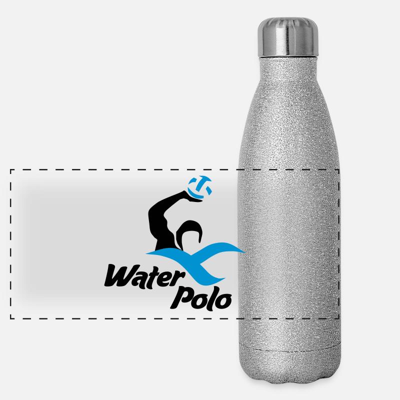 Wasserball Panorama Glitzer Isolierflasche 500 ml
