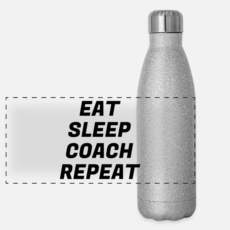 Coach / Coaching / Entraineur / Sport Gourde isotherme panoramique pailletée 500 ml