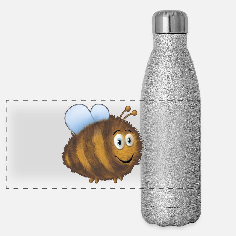 Drôle de gros bourdon Gourde isotherme panoramique pailletée 500 ml