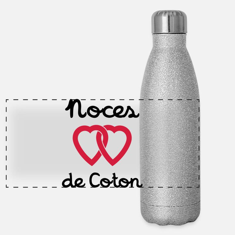 Noces de Coton Gourde isotherme panoramique pailletée 500 ml