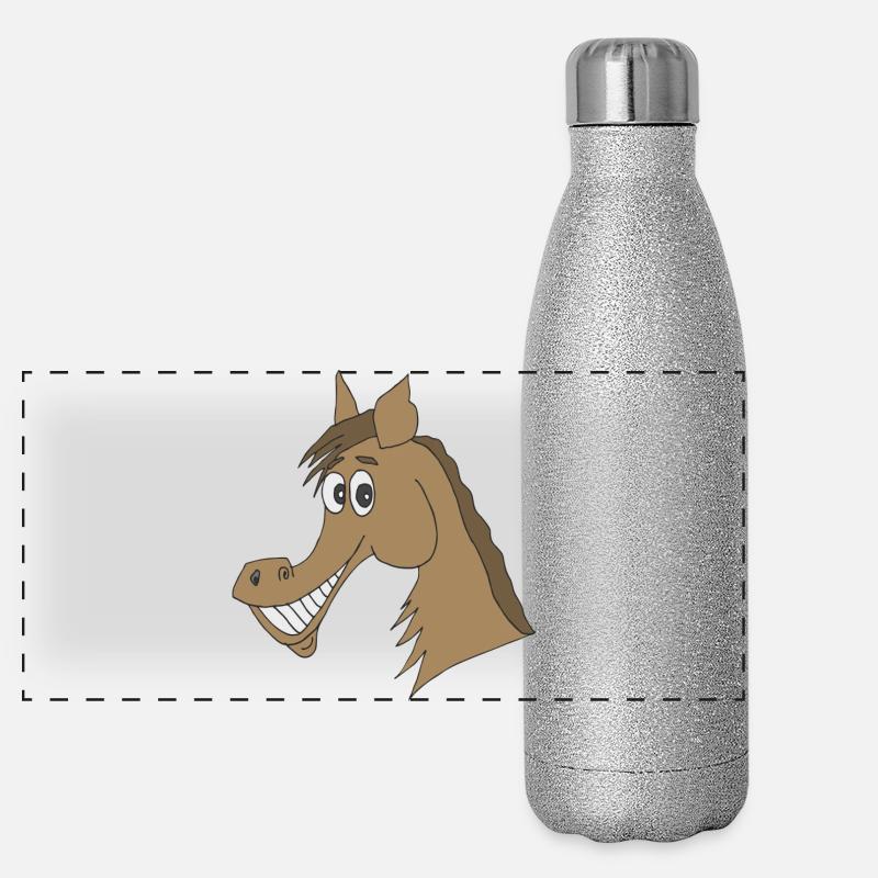 Panorama Glitzer Isolierflasche 500 ml