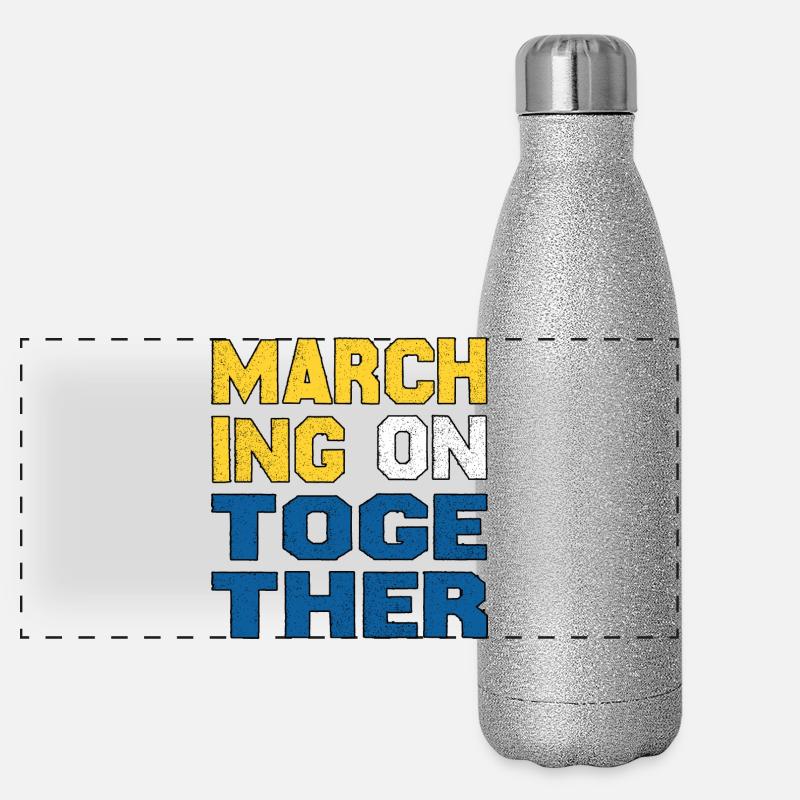 Marching on Together Panoramic Glitter Thermal Bottle 500 ml
