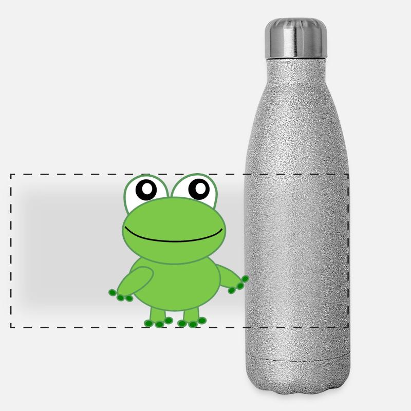 Grenouille Gourde isotherme panoramique pailletée 500 ml