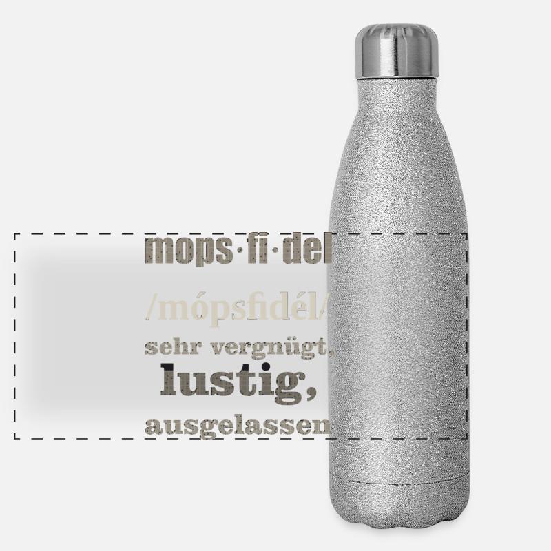 Panorama Glitzer Isolierflasche 500 ml