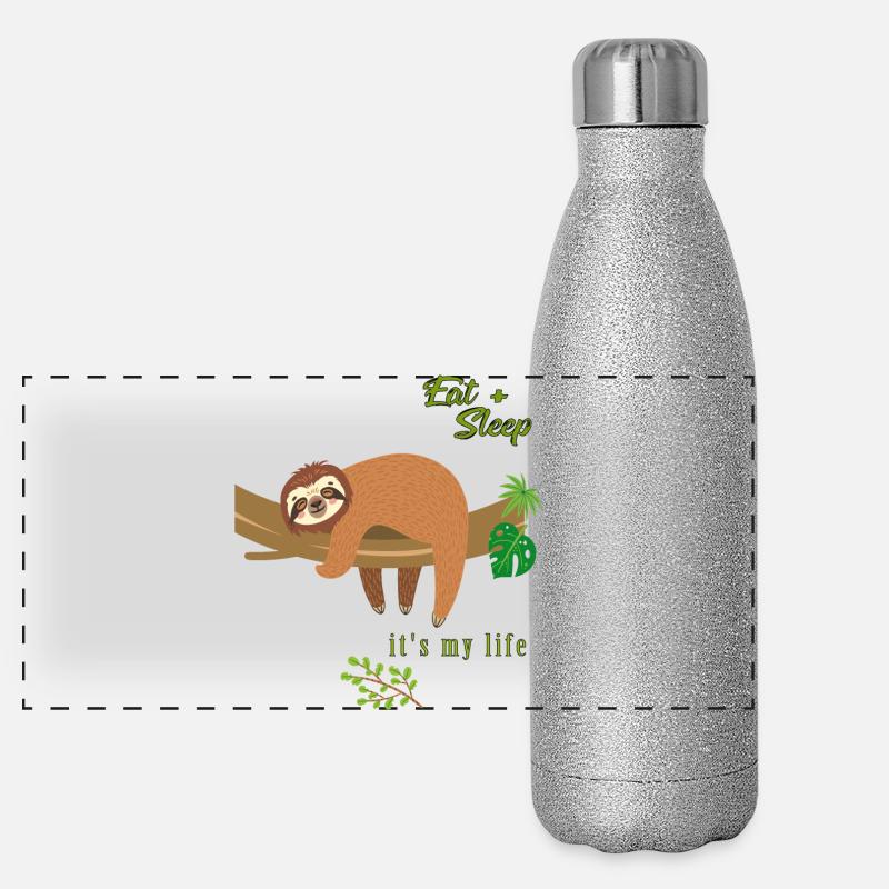 Sloth Panoramic Glitter Thermal Bottle 500 ml