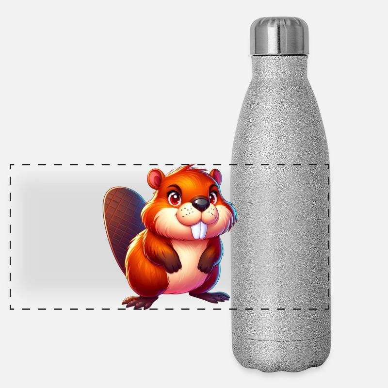 Castor Gourde isotherme panoramique pailletée 500 ml