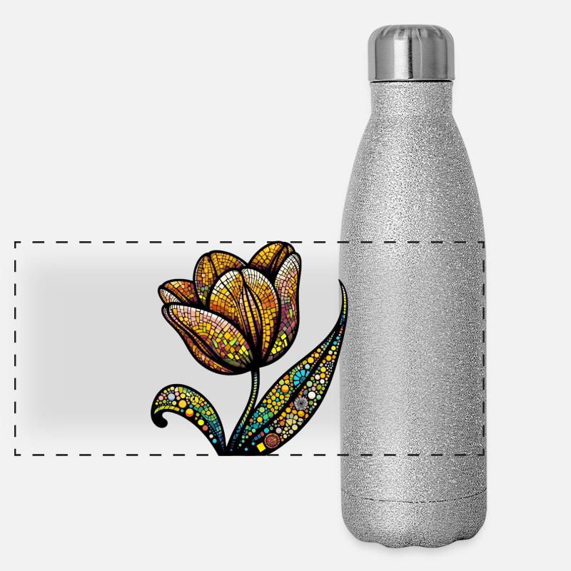 Tulipe Gourde isotherme panoramique pailletée 500 ml