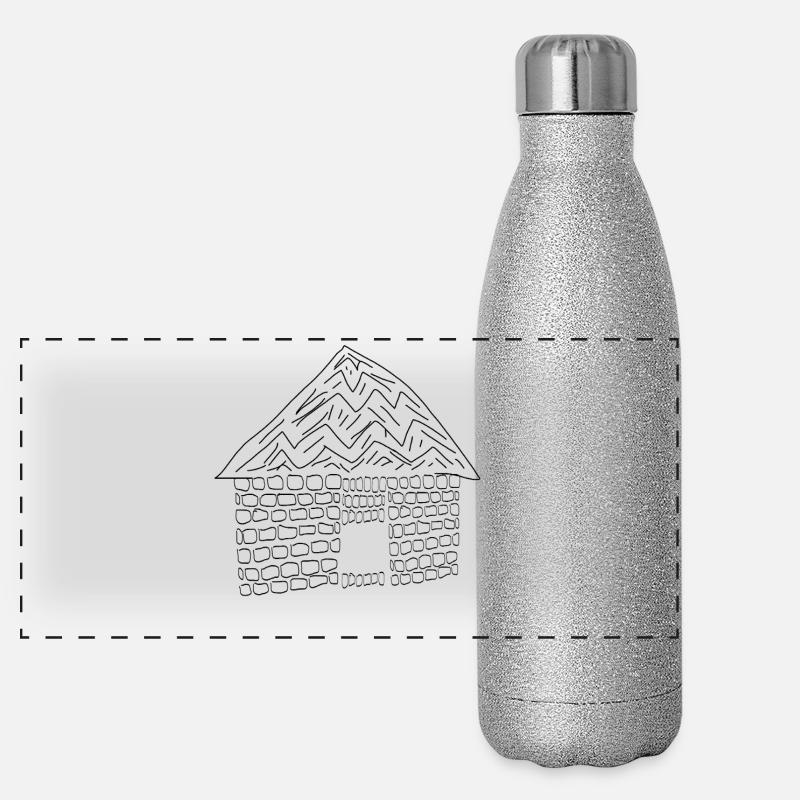 Mein Fall Panorama Glitzer Isolierflasche 500 ml
