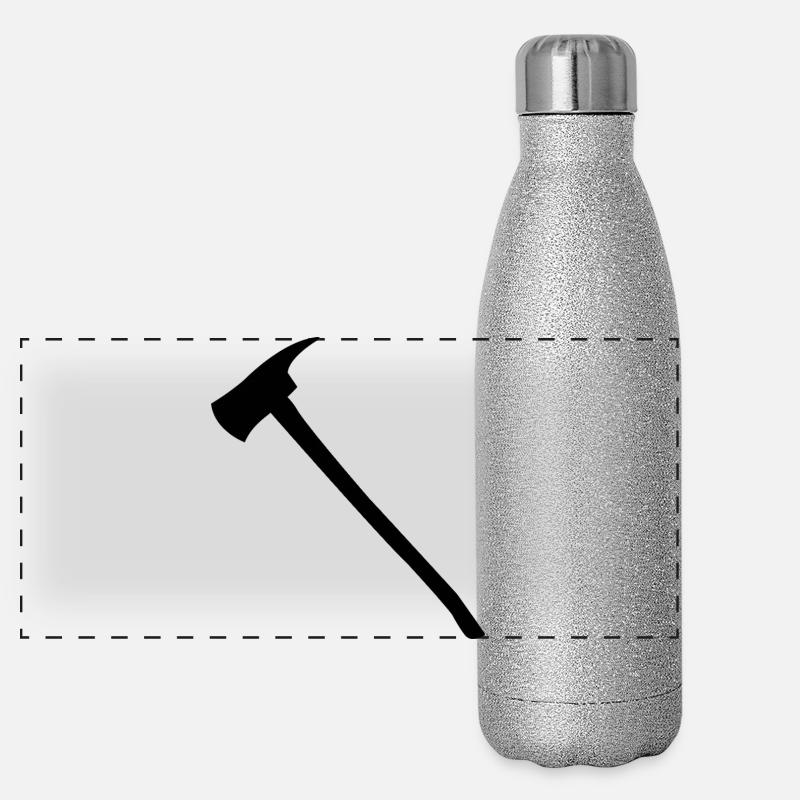 Fireman Axe Panoramic Glitter Thermal Bottle 500 ml