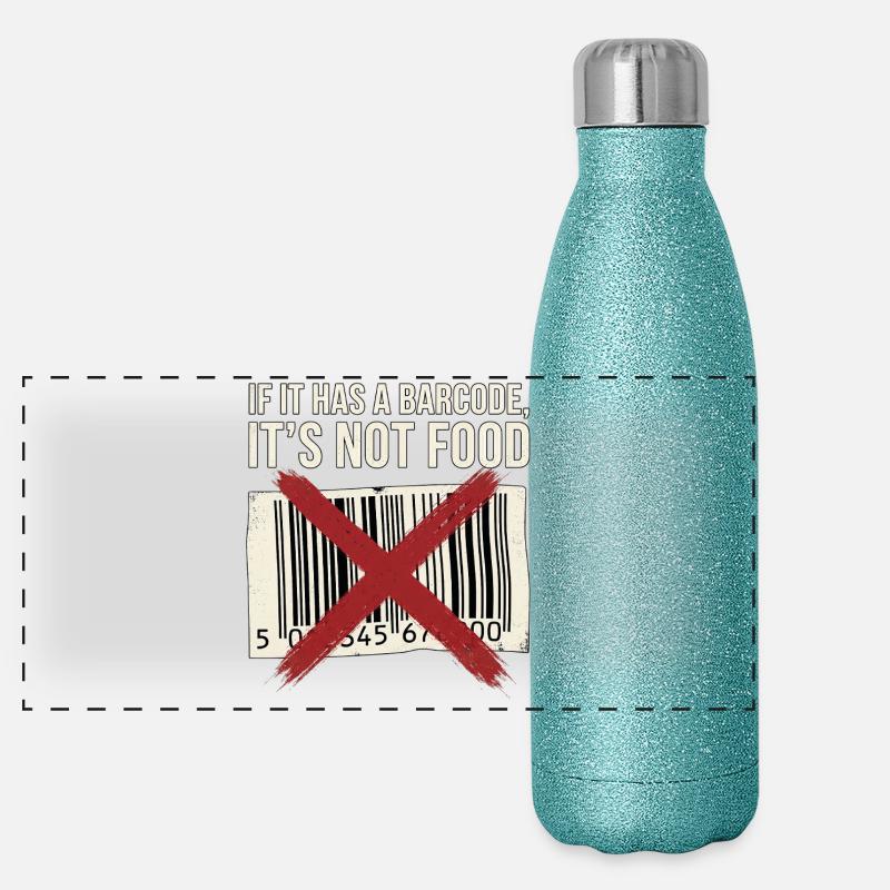 Take Real Food Panorama Glitzer Isolierflasche 500 ml