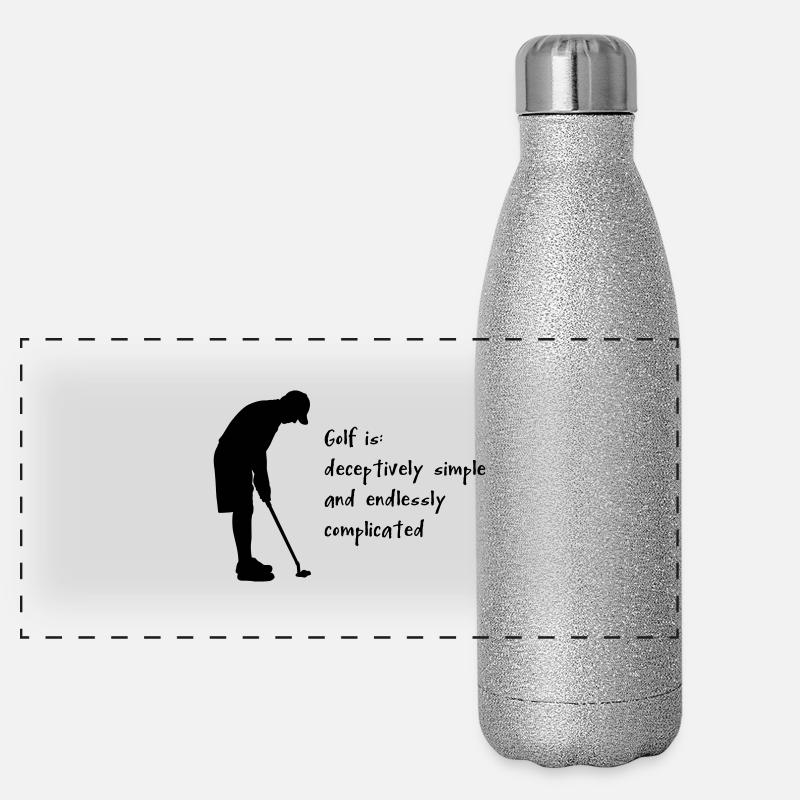 Golf Gourde isotherme panoramique pailletée 500 ml